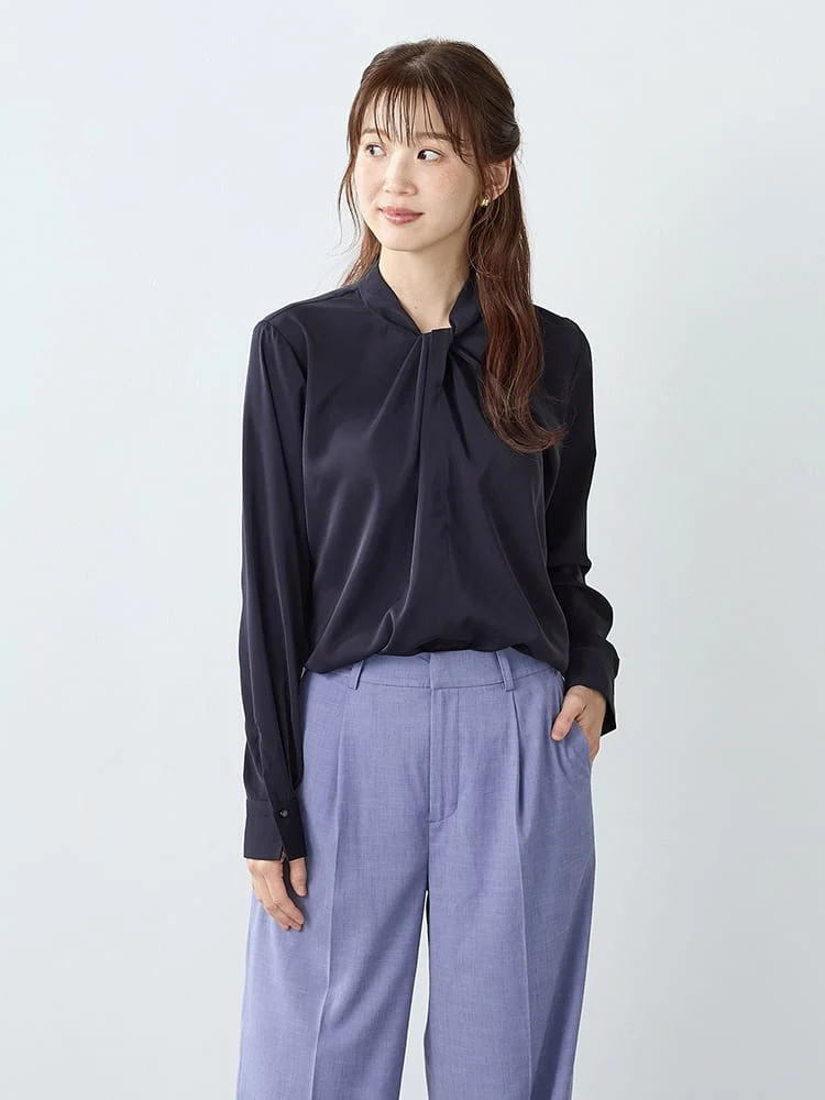 タックボウタイブラウス＜2BUYで10％OFF／3BUYで15％OFF！＞