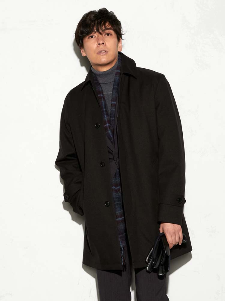 Burberry/バーバリー】ステンカラーコート シルクウールライナーb221