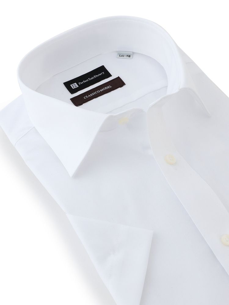  形態安定 シャツ 半袖 シャツ シャツ クラシコモデル(ナチュラルシルエット)